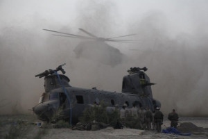 سقوط چرخ بال امریکایی در افغانستان 2 کشته برجا گذاشت