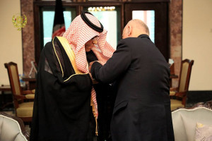 مدال عالی دولتی افغانستان به سفیر عربستان سعودی تعلق گرفت