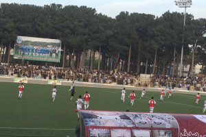 تیم فوتبال سرخ پوشان هرات با دو گل از سد یاران تایباد گذشت