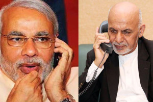 گفتگوی-رییس‌جمهور-غنی-با-نخست-وزیر-هند