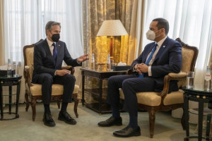 وزیران-خارجه-امریکا-و-قطر-درباره-افغانستان-گفت‌وگو-کردند
