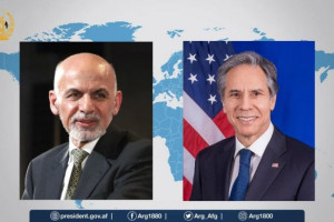 وزیر-دفاع-و-خارجه-امریکا-با-رییس-جمهور-غنی-در-مورد-وضعیت-امنیتی-گفت‌وگو-کردند