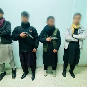 بازداشت-یک-گروه-۴-نفری-دزدان-مسلح-در-کابل