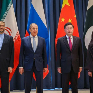 وزیران-خارجه-روسیه،-ایران،-چین-و-پاکستان-در-سمرقند-دیدار-کردند