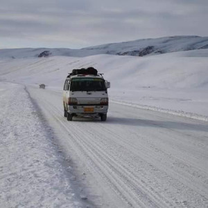 برف‌باری-در-بامیان-مسیر-رفت‌وآمد-مناطق-مرکزی-را-مسدود-کرد