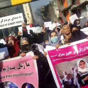 زنان-معترض-کابل-«ما-صدای-مردم-گرسنه-هستیم»