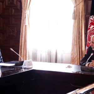 رئیس-جمهورغنی-با-مشاور-امنیت-ملی-آمریکا-دیدار-کرد