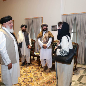 گفتگوی-رئیس-یوناما-با-معین-سیاسی-وزارت-خارجه-طالبان