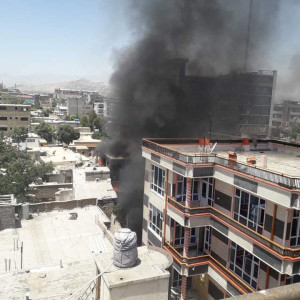 انفجار-بالُن-گاز-و-آتش‌سوزی-در-غرب-کابل