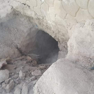 تخریب-سنگرهای-زیر-زمینی-طالبان-در-بلخ