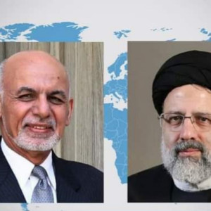 گفتگوی-اشرف-غنی-با-رییس-جمهور-جدید-ایران