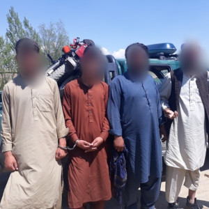 بازداشت-چهار-سارق-مسلح-حرفوی-از-ولسوالی-شکردره-کابل