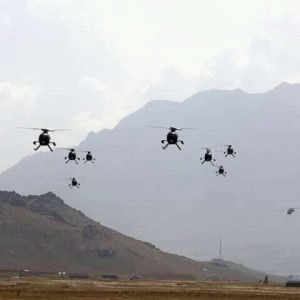 مانور-نظامی-نیروهای-امنیتی-در-آسمان-کابل