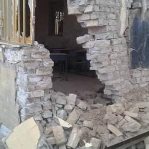 طالبان-یک-مکتب-دخترانه-را-در-فراه-نابود-کردند
