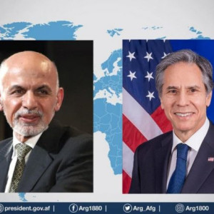 وزیر-دفاع-و-خارجه-امریکا-با-رییس-جمهور-غنی-در-مورد-وضعیت-امنیتی-گفت‌وگو-کردند