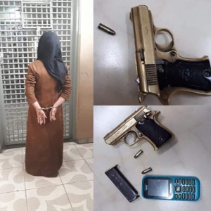 دستگیری-یک-دختر-به-جرم-سرقت-مسلحانه-در-کابل