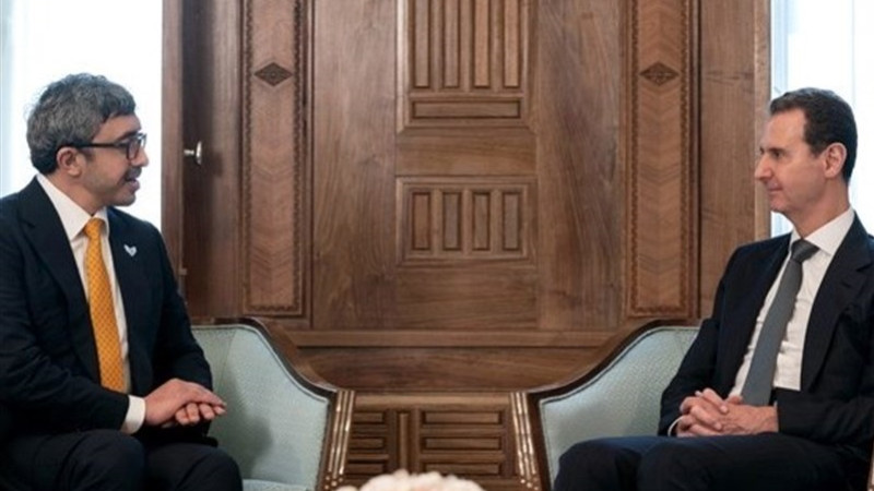 وزیر-خارجه-امارات-با-بشار-اسد-دیدار-کرد