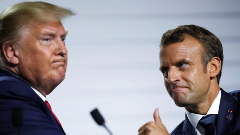 لحن-شوخی-ترامپ-با-واکنش-رییس-جمهور-فرانسه-مواجه-شد