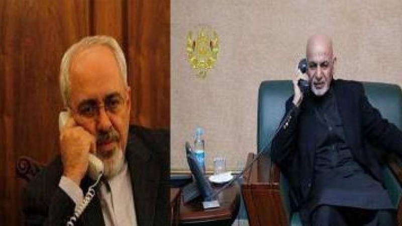 گفتگوی-تلفنی-رییس-جهمور-غنی-با-وزیرخارجه-ایران