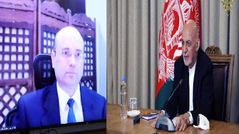 گفتگوی-غنی-با-رئیس-بانک-انکشاف-آسیایی-در-افغانستان