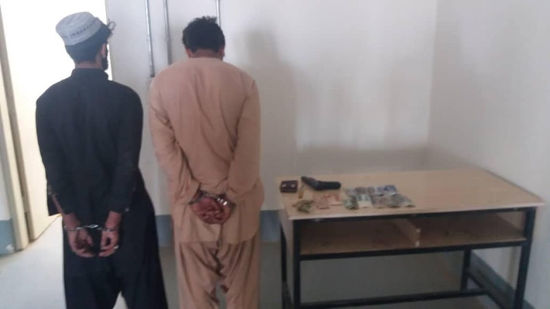 بازداشت-دو-سارق-مجهز-با-اسلحه-پلاستیکی-در-ولایت-هلمند