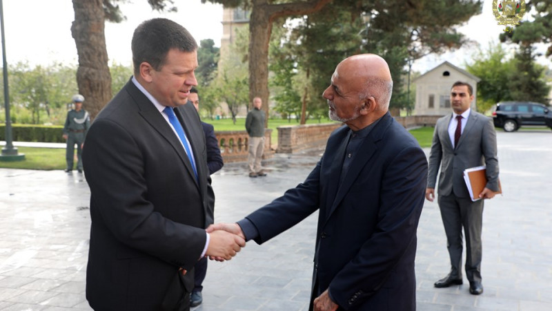 رییس-جمهور-غنی-با-صدراعظم-استونیا-در-کابل-دیدار-کرد