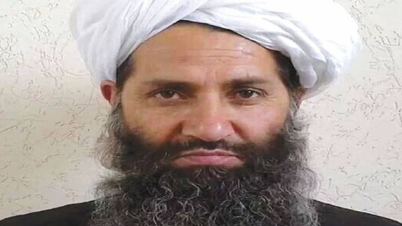 دیدار-رهبر-طالبان-با-جنگویان-اش-در-فراه