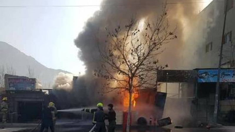 آتش-سوزی-در-ناحیه-هفتم-شهر-کابل