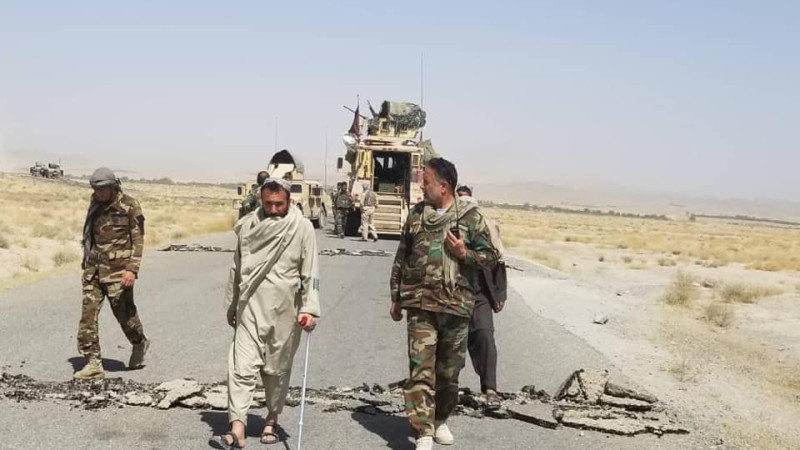 طالبان-جاده-عمومی-قندهار-ارزگان-را-تخریب-کردند