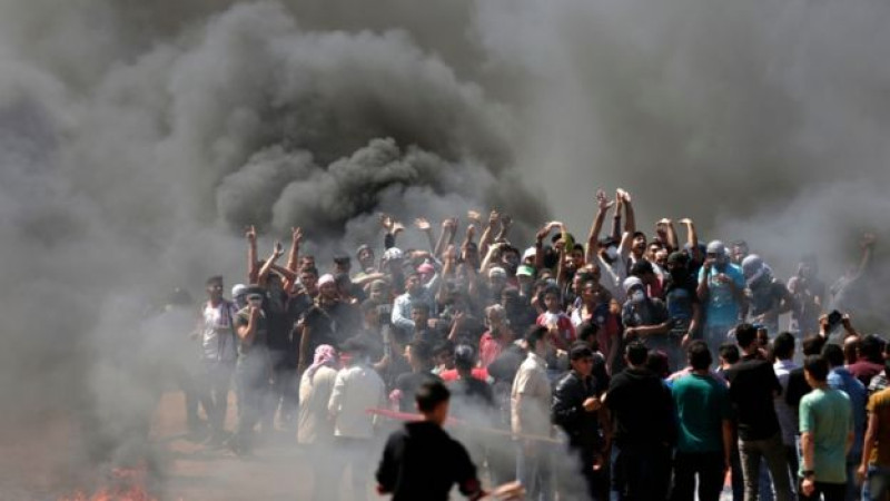 نزدیک-به-هزار-معترض-فلسطینی-در-غزه؛-کشته-و-زخمی-شدند