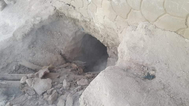 تخریب-سنگرهای-زیر-زمینی-طالبان-در-بلخ