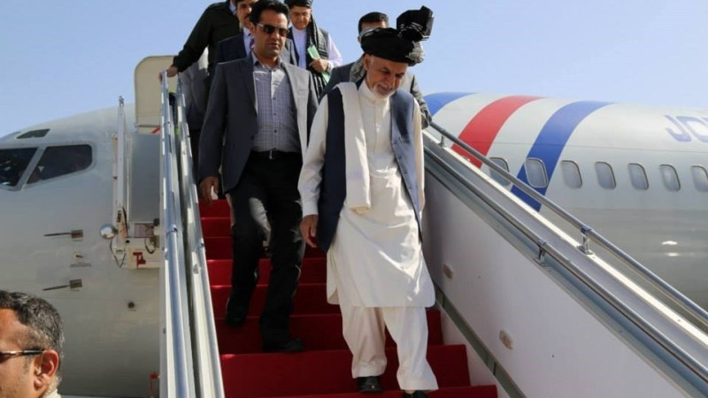 رئیس-جمهورغنی-به-کابل-بازگشت