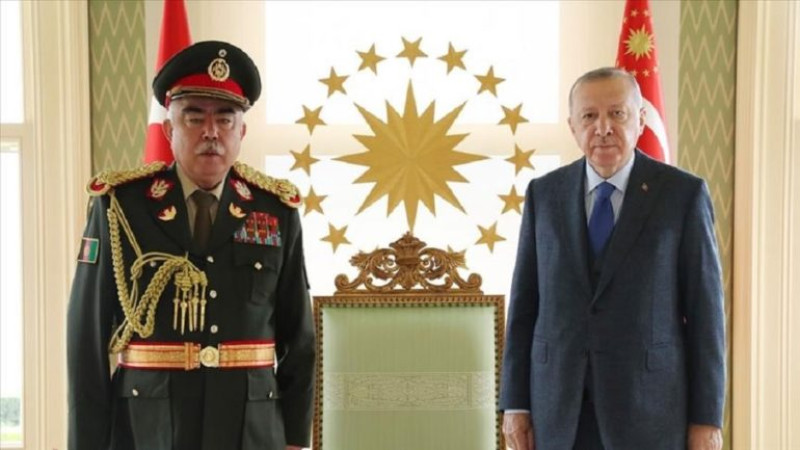 چانه‌زنی-مارشال-دوستم-با-رییس‌جمهور-ترکیه