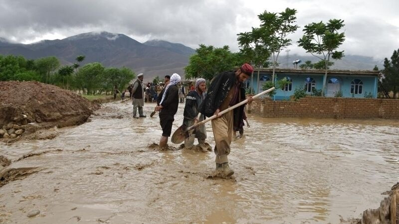 غزنی؛-سیلاب-دو-هزار-جریب-زمین-و-۲۵-خانه-مسکونی-را-تخریب-کرد