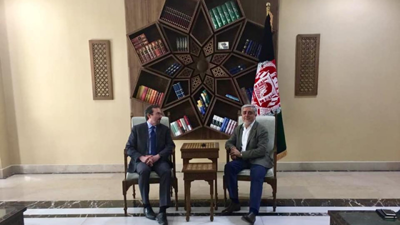 رییس-اجراییه-با-سفیر-امریکا-در-کابل-ملاقات-کرد