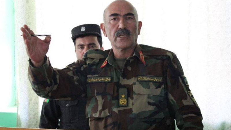 پیکر-جنرال-محی-الدین-غوری-با-حضور-رئیس-جمهورغنی-به-خاک-سپرده-شد
