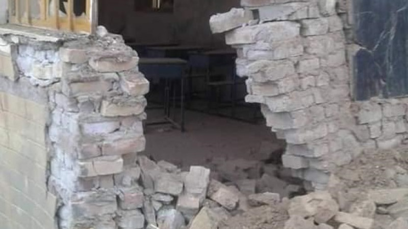 طالبان-یک-مکتب-دخترانه-را-در-فراه-نابود-کردند