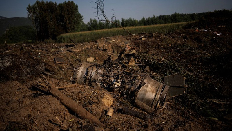 هواپیمای-اوکراینی-حامل-تن-تسلیحات-در-یونان-سقوط-کرد