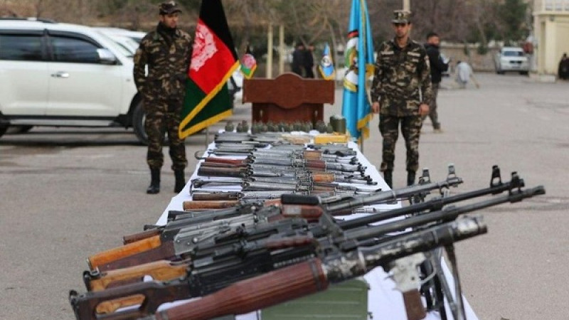 کشف-یک-انبار-بزرگ-تجهیزات-طالبان-در-ولایت-هرات