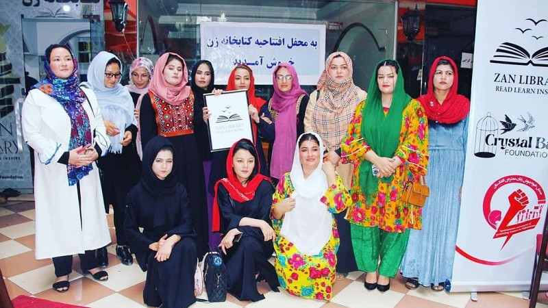 گشایش-کتابخانه«زن»-در-کابل