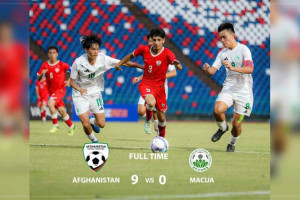 تیم-ملی-فوتبال-زیر-۱۷-سال-افغانستان-۹-بر-صفر-ماکائو-را-برد
