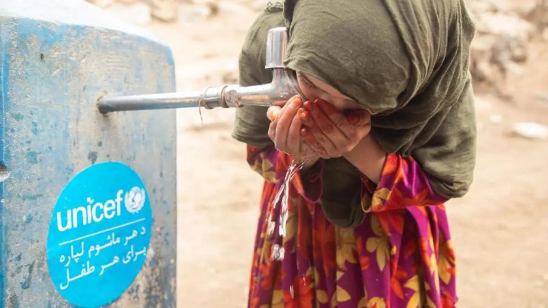 یونیسف-دسترسی-۱-۵-میلیون-افغانستانی-به-آب-را-فراهم-کردهایم