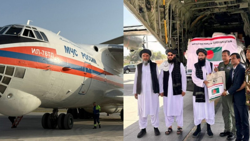 زلزله-کنر؛-کمکهای-انسانی-روسیه-و-بنگلادش-به-افغانستان-رسید