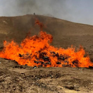 بیش-از-هزار-لیتر-تیزاب-در-هرات-حریق-شد