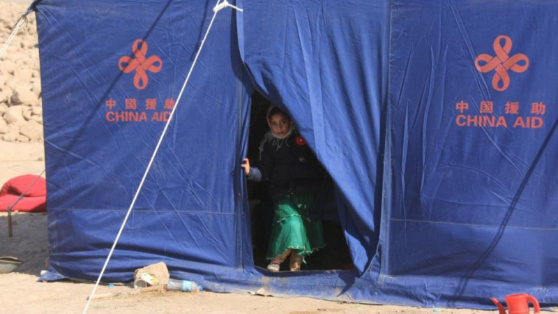 چین-به-عودتکنندگان-افغان-از-طریق-مرز-کندهار-خیمه-کمک-کرد