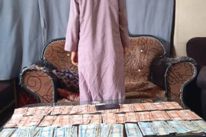 سارقی با بیش از ۳۰۰ هزار افغانی پول مسروقه در هرات بازداشت شد