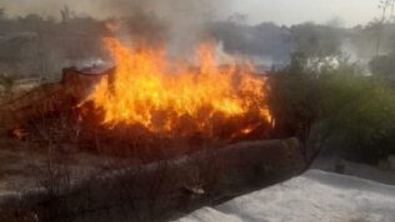 جوزجان؛-ده‌ها-خانه-در-اثر-گرمای-شدید-آتش-گرفت