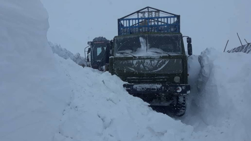 شاهراه-سالنگ-و-مسیرهای-ولایت-بامیان-بر-اثر-برفباری-مسدود-شد