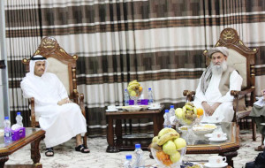 دیدار نخست‌وزیر قطر با رییس‌الوزرای ا.ا در قندهار