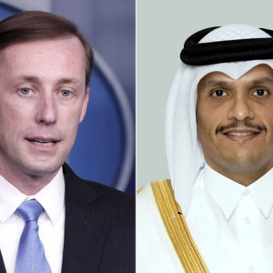 وزیر-خارجه-قطر-با-مشاور-امنیت-امریکا-تلفنی-گفتگو-کرد